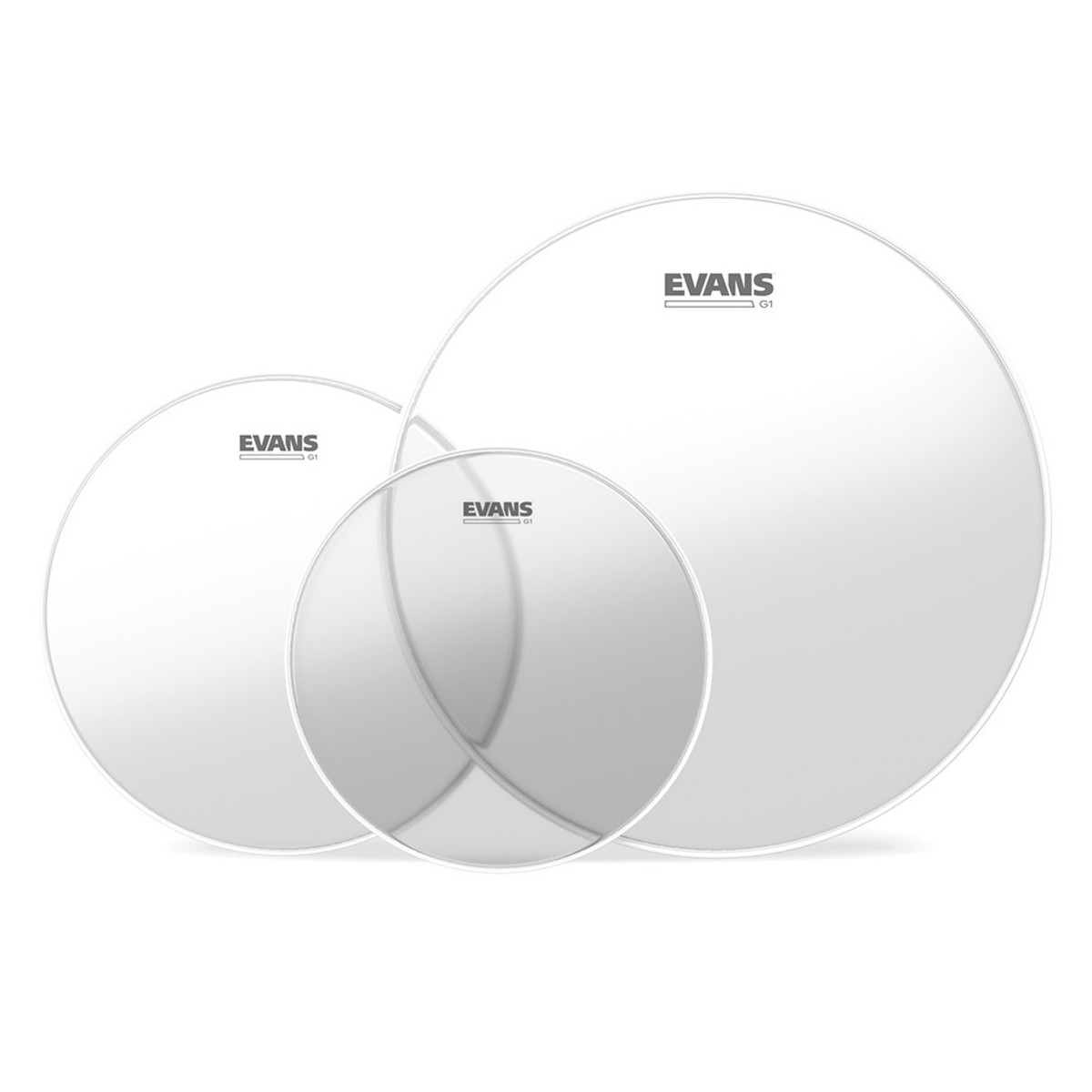 Evans G1 Clear Standard Tom Pack 12 13 16 Heads