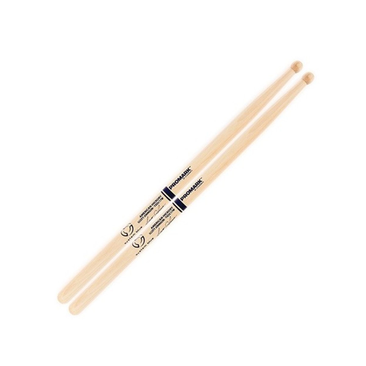 ProMark Hickory DC17 Scott Johnson Wood Tip Drumsticks