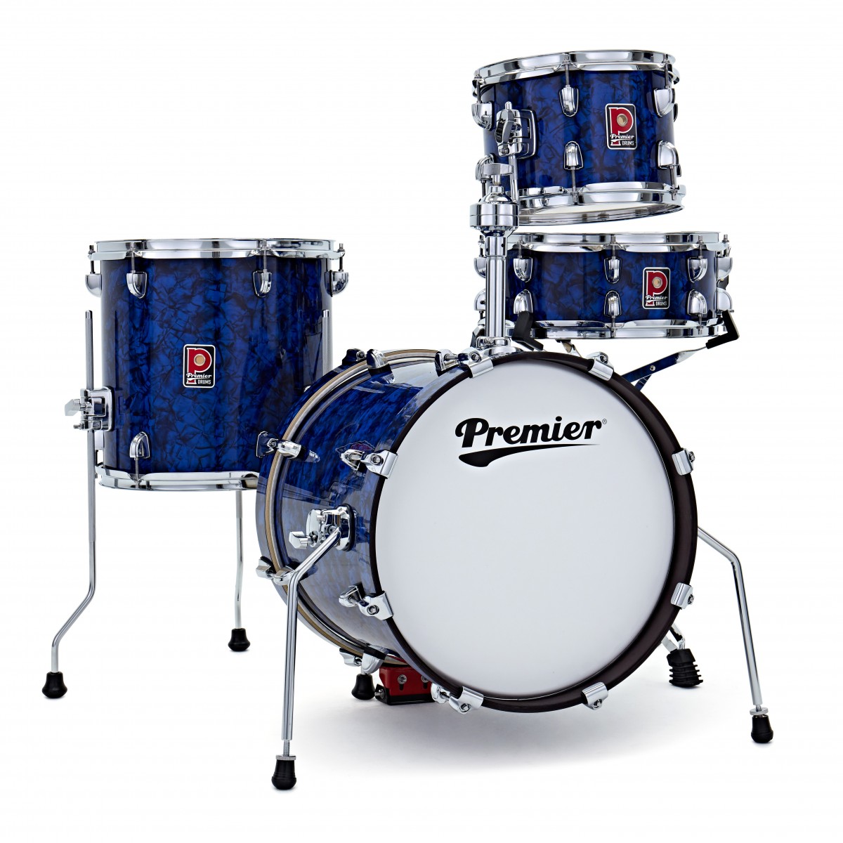 Premier Artist Heritage 16" 4pc Shell Pack Blue Pearl