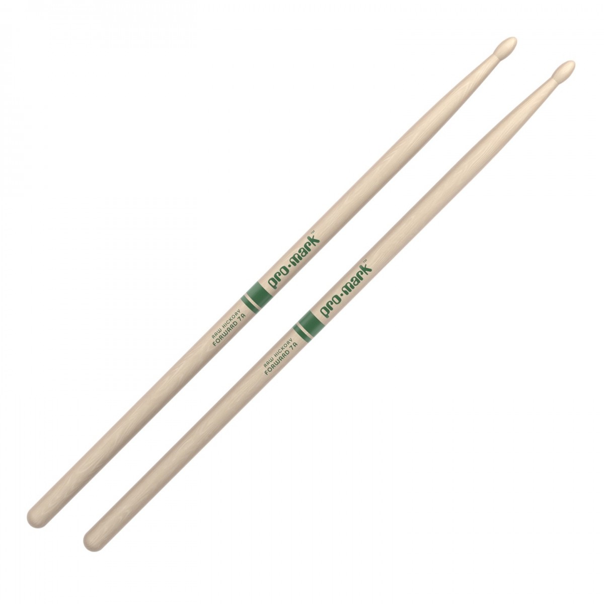 Promark Classic Forward 7A Hickory Drumsticks Wood Tip