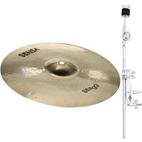 Stagg 10" Sensa Medium Splash Cymbal & Grabber Arm