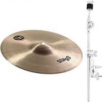 Stagg 8" SH Medium Splash Cymbal & Grabber Arm