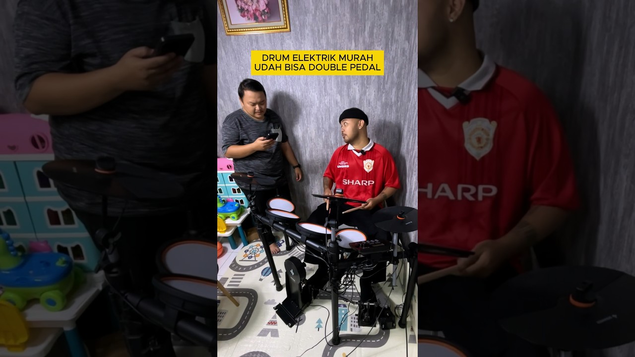 Drum Elektrik Murah Udah Bisa Double Pedal! Donner Drum Donner DED – 100