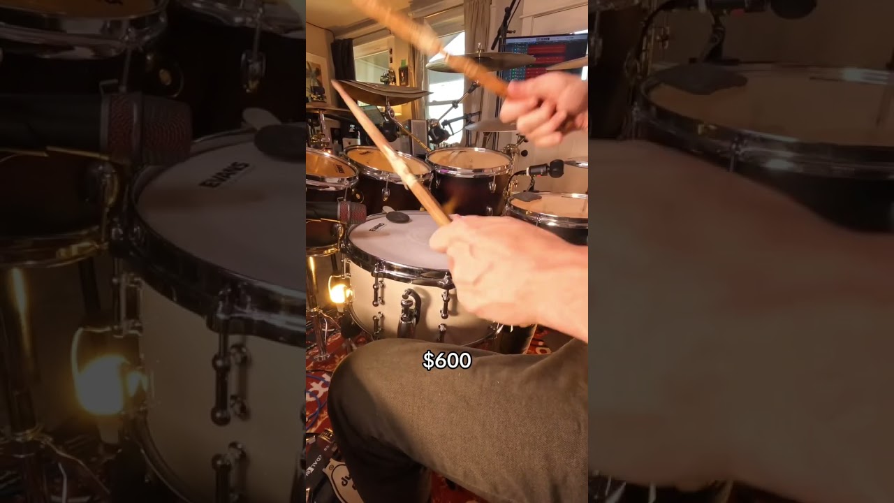 JustDrums – $1 VS $1,000 Snare Drum!