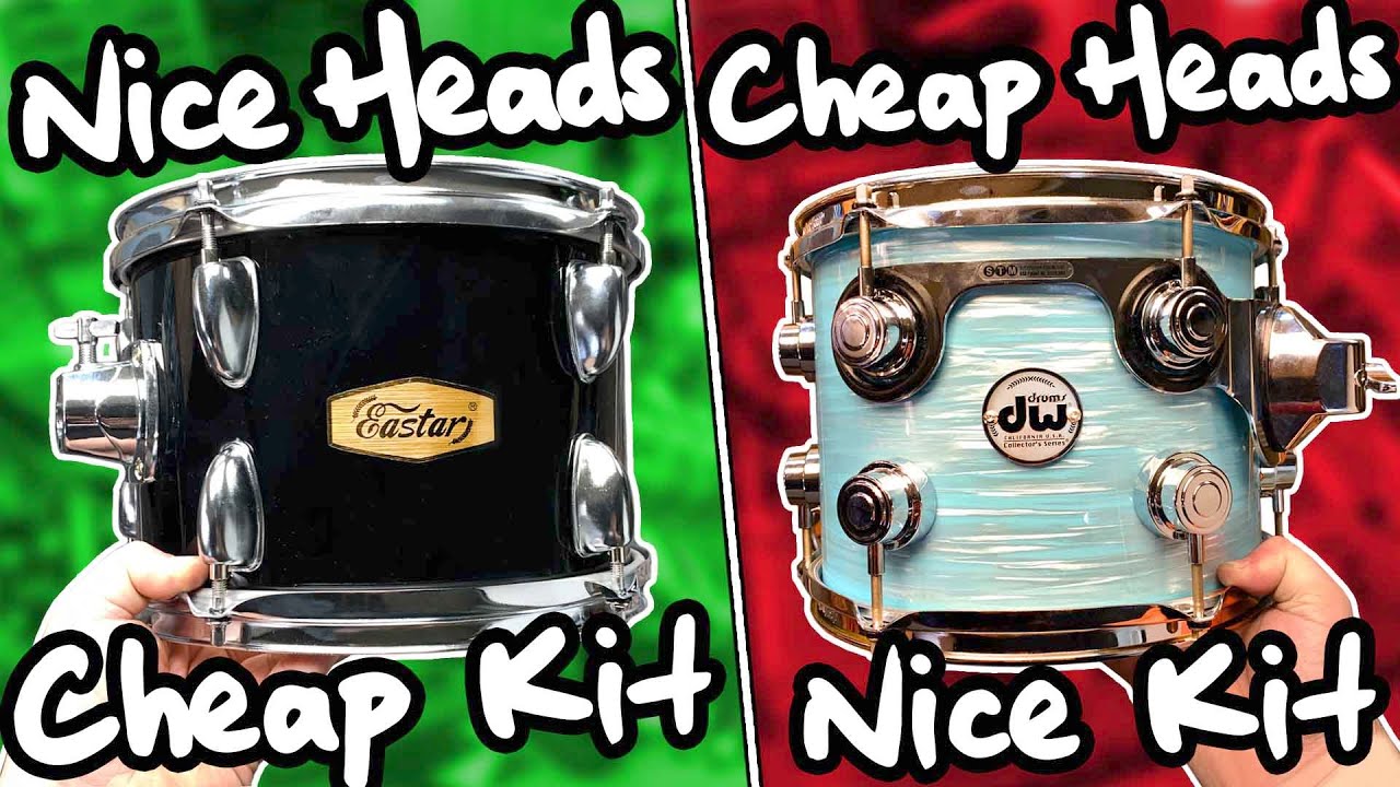 JustDrums – $4,000 Drum Set with Cheap Heads VS $400 Drum Set with Nice Heads