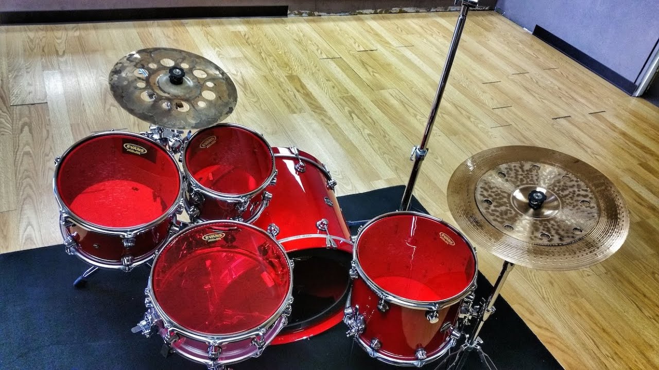 JustDrums – Evans Red Hydraulic Drum Head Review