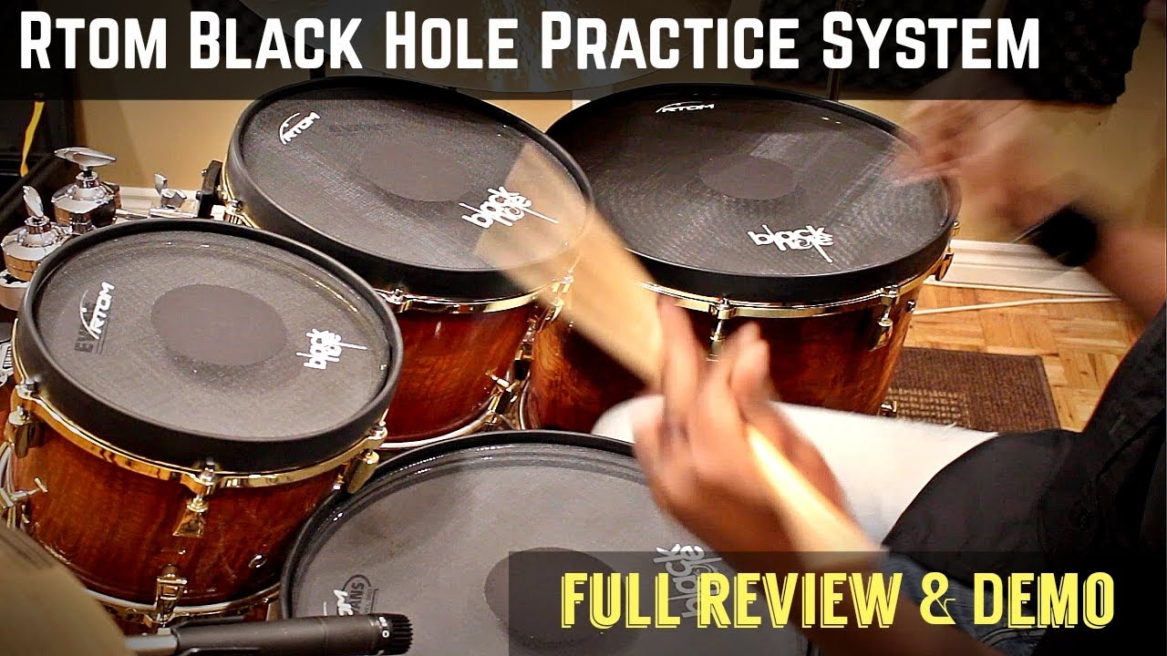 JustDrums – RTOM BLACK HOLE Practice System – FULL REVIEW & DEMO w/ Beatdown Brown