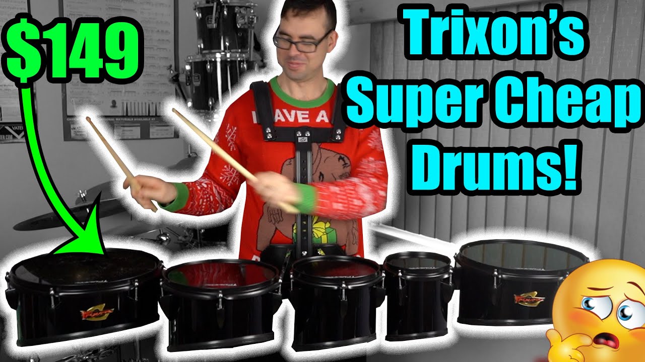 JustDrums – Trixon Marching Tenor Drums – Product Review by EMC