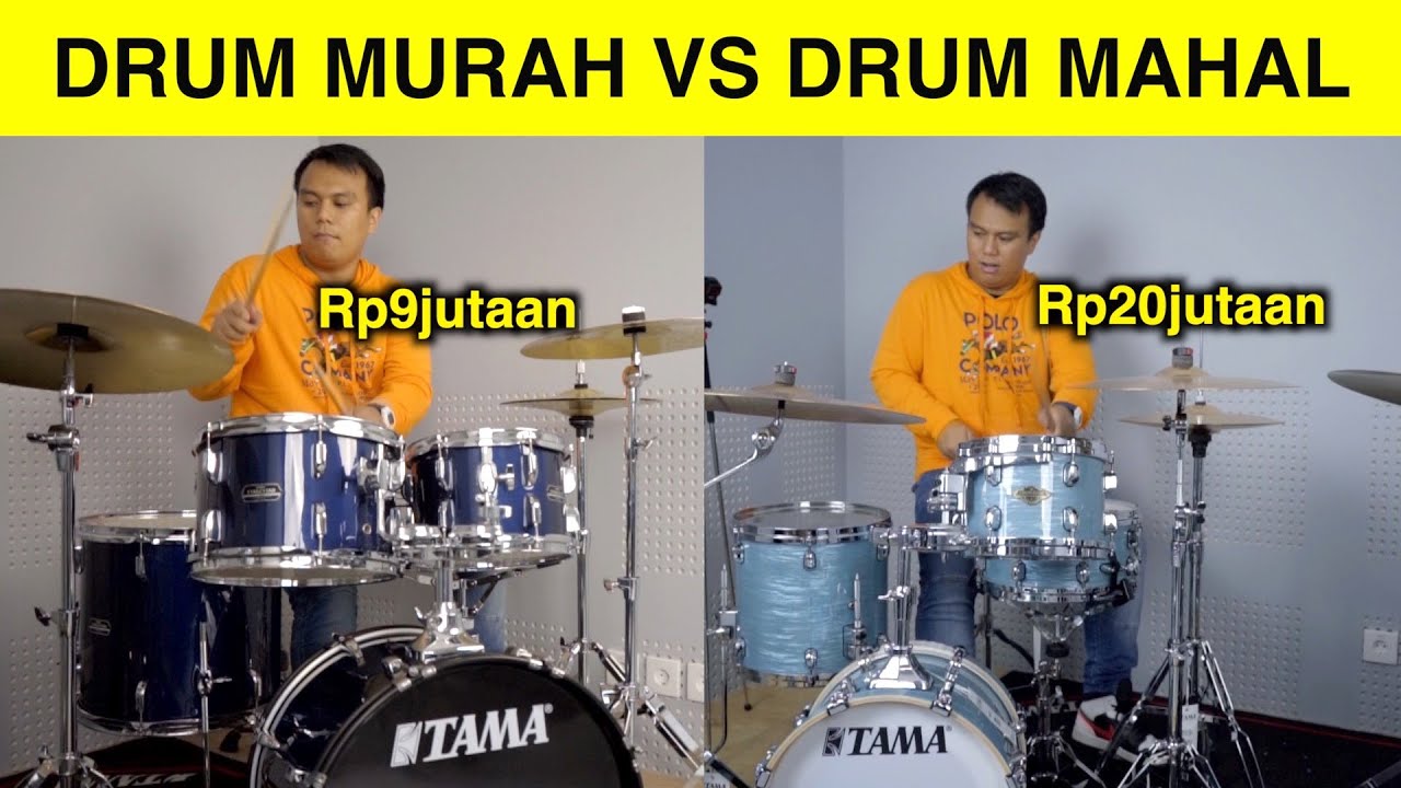 JustDrums – BANDINGIN DRUM 9 JUTA VS 20 JUTA APA BEDANYA?