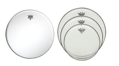 Remo Ambassador Clear Set 10/12/14 + Free 14" Snare Side