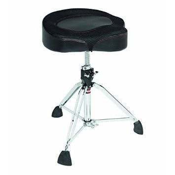 Gibraltar Oversized Moto Style Contoured Stool Drum Stool