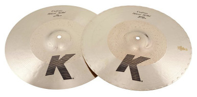 Zildjian 14.25" K Custom Hybrid Hi-Hat Cymbals - Image 2