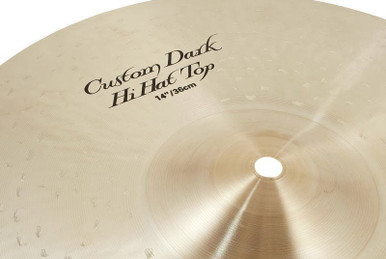 Zildjian 14" K Custom Dark Hi-Hat Cymbals - Image 6