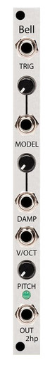 2hp Bell Melodic Percussion Generator Eurorack Module
