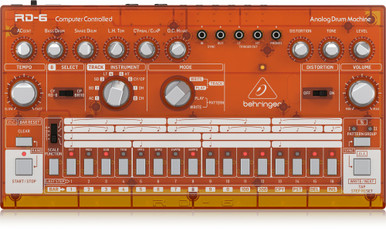 Behringer RD-6-TG Classic Analog Drum Machine in ORANGE