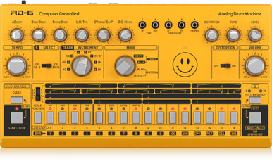 Behringer RD-6-AM Classic Analog Drum Machine in YELLOW