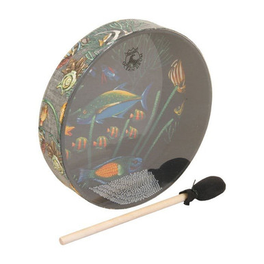 Remo 16"x2.5" Ocean Drum (graphic)