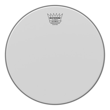Remo 12" Ambassador Coated Batter for Vintage and Custom Drums - Classic Fit