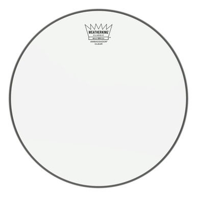 Remo 12" Ambassador Clear Batter for Vintage and Custom Drums - Classic Fit