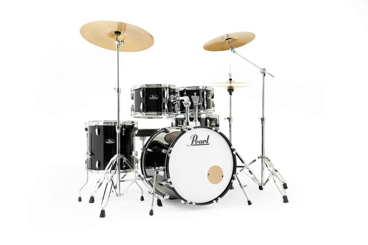 Pearl Roadshow 20" Acoustic Drum Kit in Jet Black - Image 5