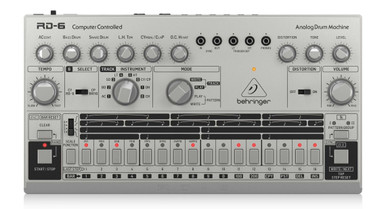 Behringer RD-6-SR Classic Analog Drum Machine in Silver