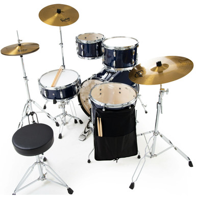 Pearl Roadshow 22" Acoustic Drum Kit in Royal Blue Metallic - Image 2