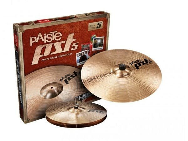 Paiste PST 5 New Essential Box Cymbal Set - Image 4