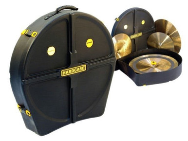 Hardcase 20" Black 6 Cymbal Case with 5 Dividers - Image 2
