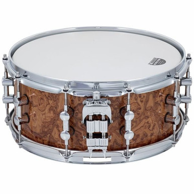 Sonor Prolite 14x5 Snare in High Gloss Chocolate Burl - Image 2