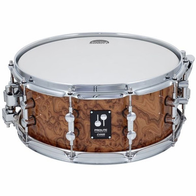 Sonor Prolite 14x5 Snare in High Gloss Chocolate Burl