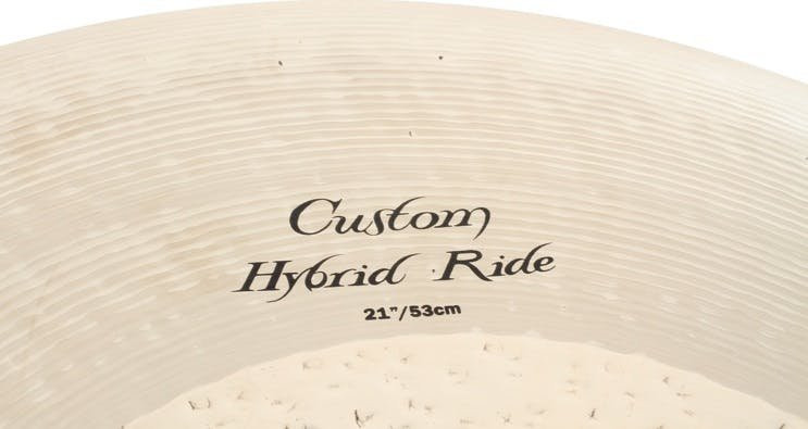 Zildjian K Custom 21" Hybrid Ride Cymbal - Image 5