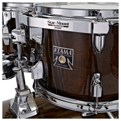 Tama Superstar Classic 22" 7-Piece Acoustic Shell Pack in Gloss Java Lacebark Pine - Image 6