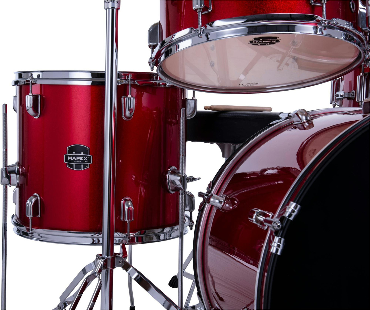 Mapex Comet 22" Acoustic Drum Kit in Infra Red - Image 5