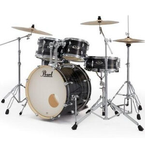Pearl Export 20" Acoustic Drum Kit in Graphite Black