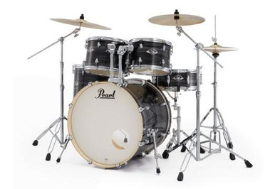 Pearl Export 22" Acoustic Drum Kit in Graphite Black