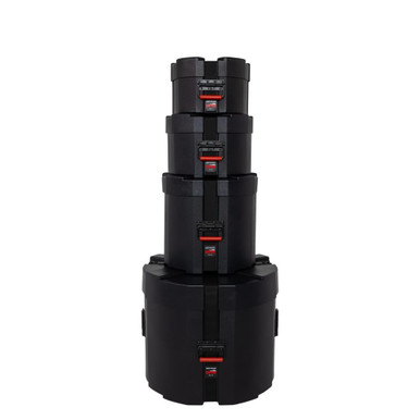 Gator Cases Grooves Roto-Molded Jazz Fusion Pack Drum Case Set - Image 2