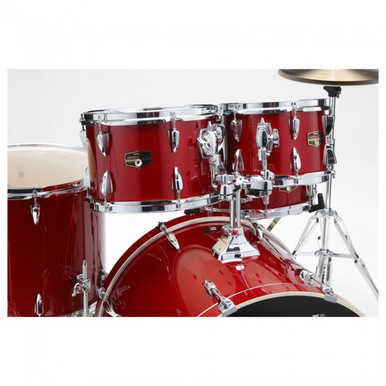 Tama Imperialstar 22" 6-piece Acoustic Drum Kit in Burnt Red Mist