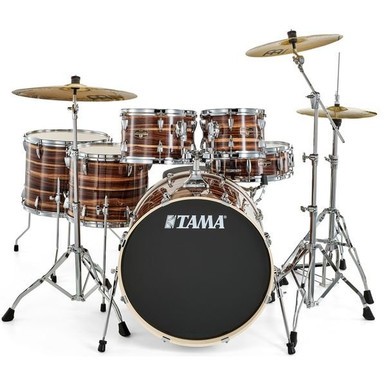 Tama Imperialstar 22" 6-piece Acoustic Drum Kit in Coffee Teak Wrap