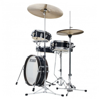 Tama Club Jam Pancake Acoustic Drum Kit in Hairline Black - Image 6