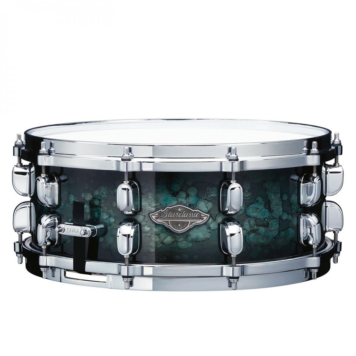 TAMA Starclassic Performer 14"x 5.5" Snare Drum - Molten Steel Blue Burst - Image 4