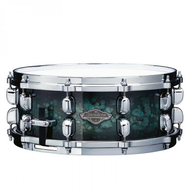 TAMA Starclassic Performer 14"x 5.5" Snare Drum - Molten Steel Blue Burst