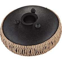 Meinl Sonic Energy 10in Medium Octave Steel Tongue Drum B Minor 8 Notes 432 Hz Black - Image 3