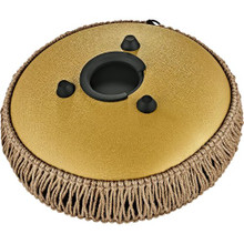 Meinl Sonic Energy 10in Medium Octave Steel Tongue Drum C Major 8 Notes 432 Hz Gold - Image 3