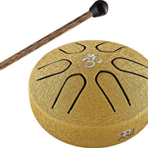 Meinl Sonic Energy Pocket Steel Tongue Drum Gold A Major OM 3in / 7.6 cm diameter