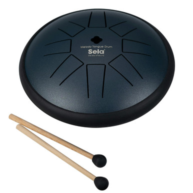 Sela Melody Tongue Drum 6in D Maj Blue