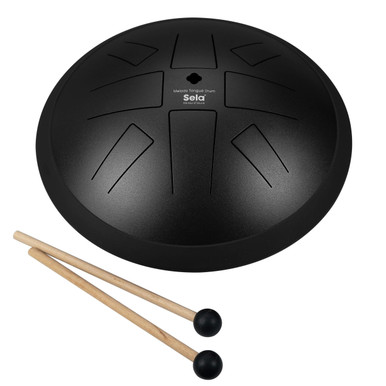 Sela Melody Tongue Drum 10in A Japanese Black