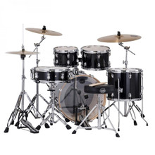 Mapex Venus 20" Acoustic Drum Kit in Black Galaxy Sparkle - Image 3