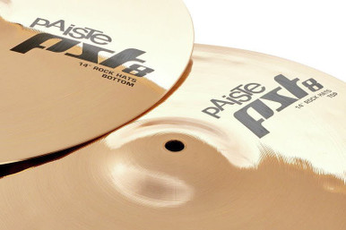 Paiste 14" PST8 Reflector Rock Hi-Hat Cymbals - Image 6