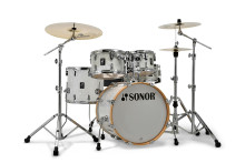 Sonor AQ2 Studio 20" Acoustic Drum Kit in White Marine Pearl - Image 3