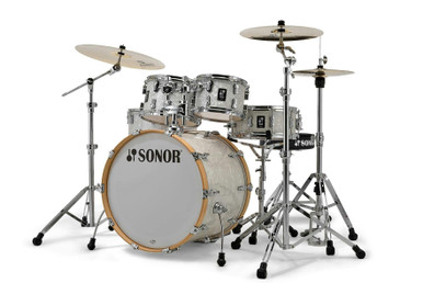 Sonor AQ2 Stage 22" Acoustic Drum Kit in White Marine Pearl